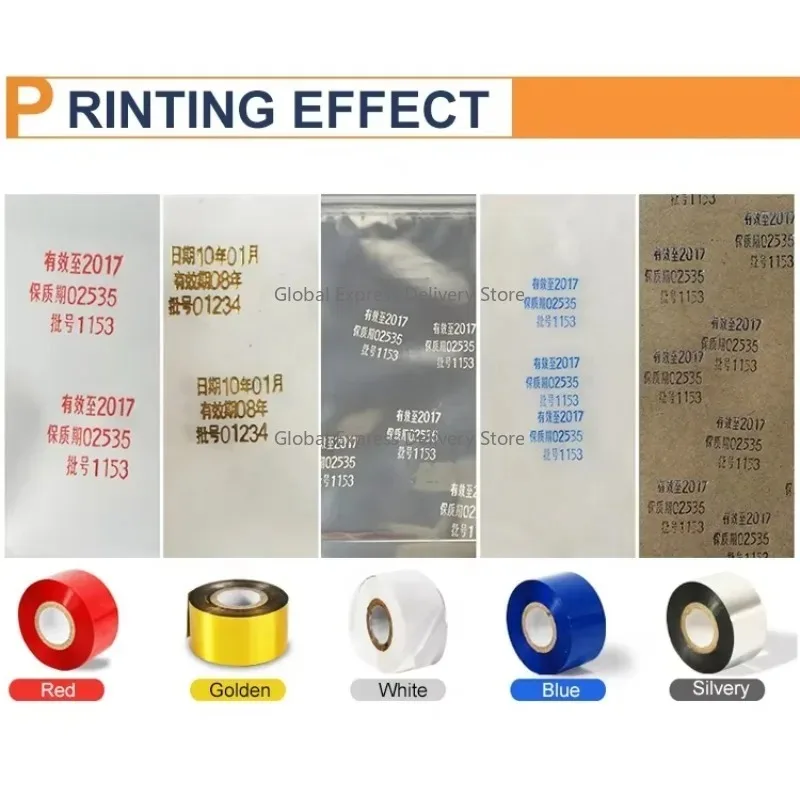 Embossing Heat Pressing Machine Hot Foil Stamping Machine for Printing Expire Date