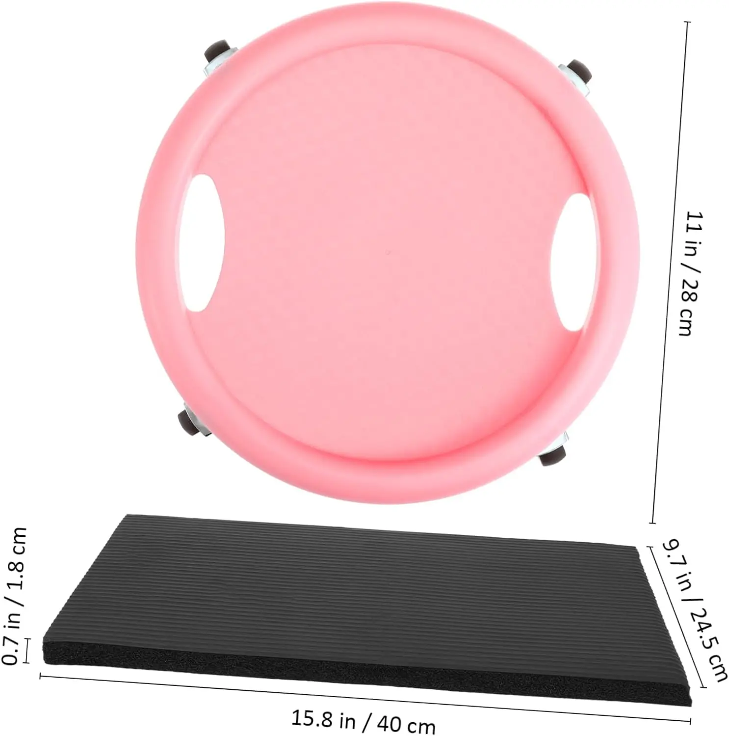 عجلة البطن عجلة البطن المدرب الدوار معدات اللياقة البدنية الصالة الرياضية أداة التمارين المنزلية مع وسادة التدريب للتدريب على العمل الأساسية #2