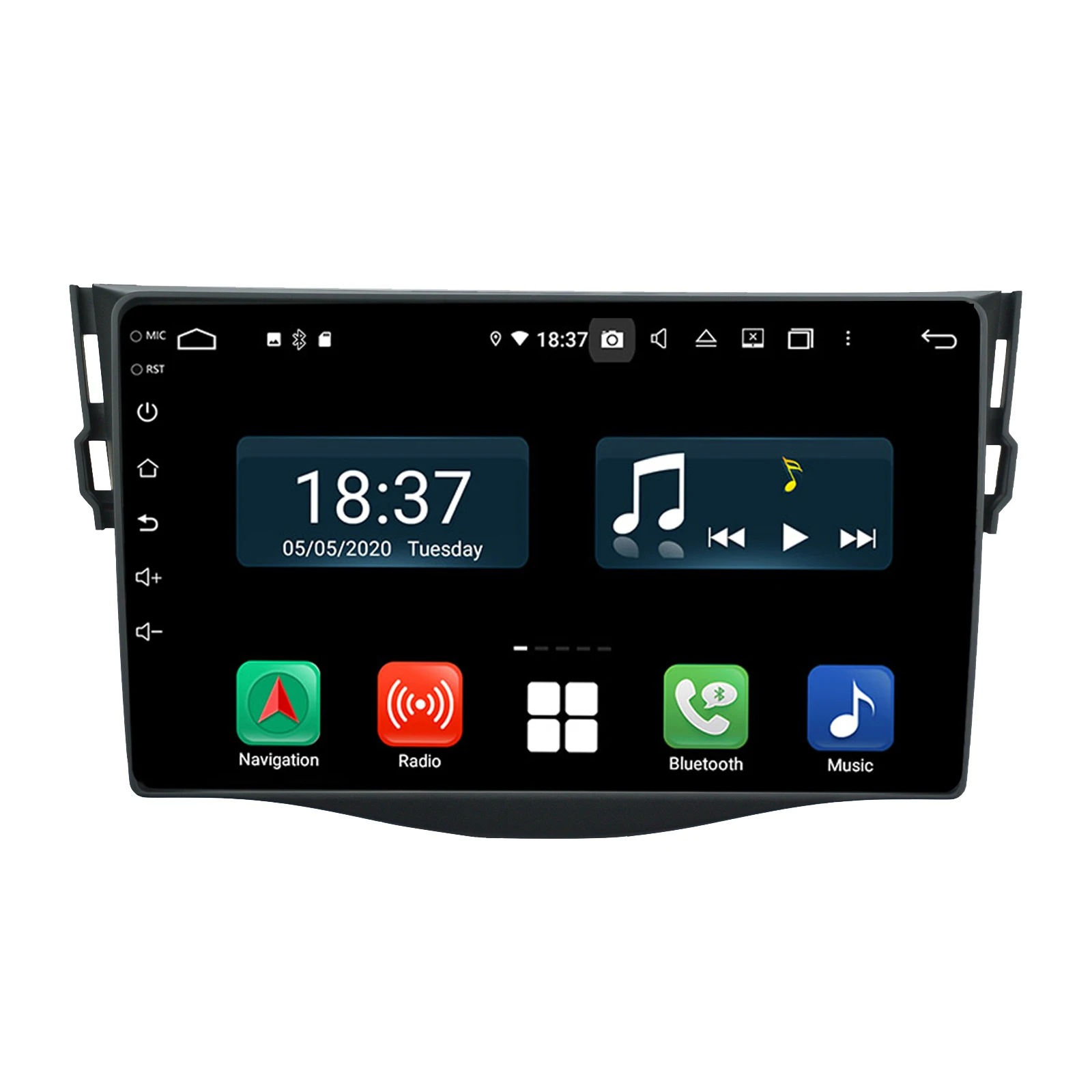 Support FM/USB/WIFI Car Android 10.1 DVD player 9 inch Touch Screen  Radio Double Din GPS  For Toyota RAV 4 2007-2012