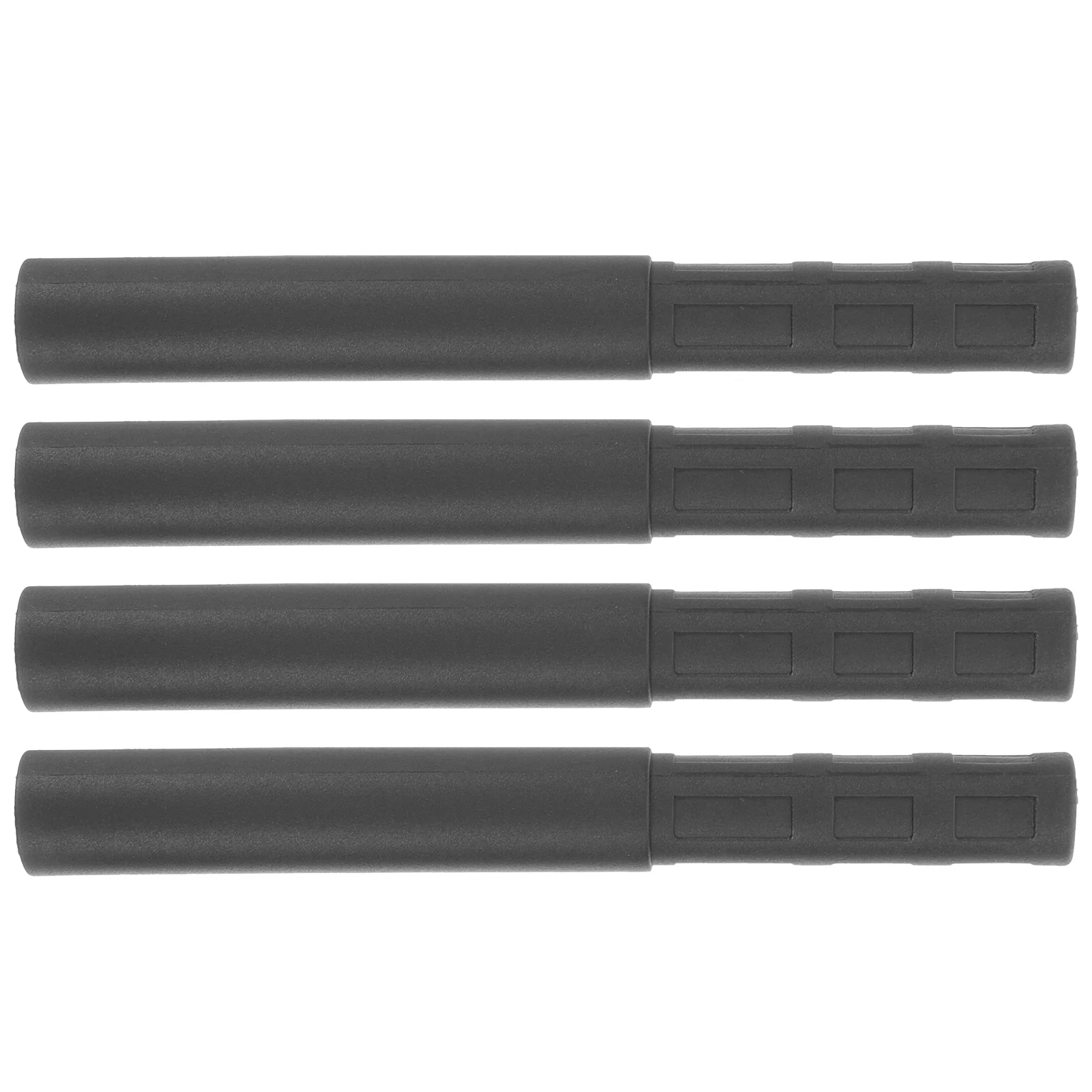 4 Pcs Extension Pole Carbon Brazing Rod Golf Club Accessories 4pcs (0550-black) Golfs Shaft Extenders Lengthen Supply for