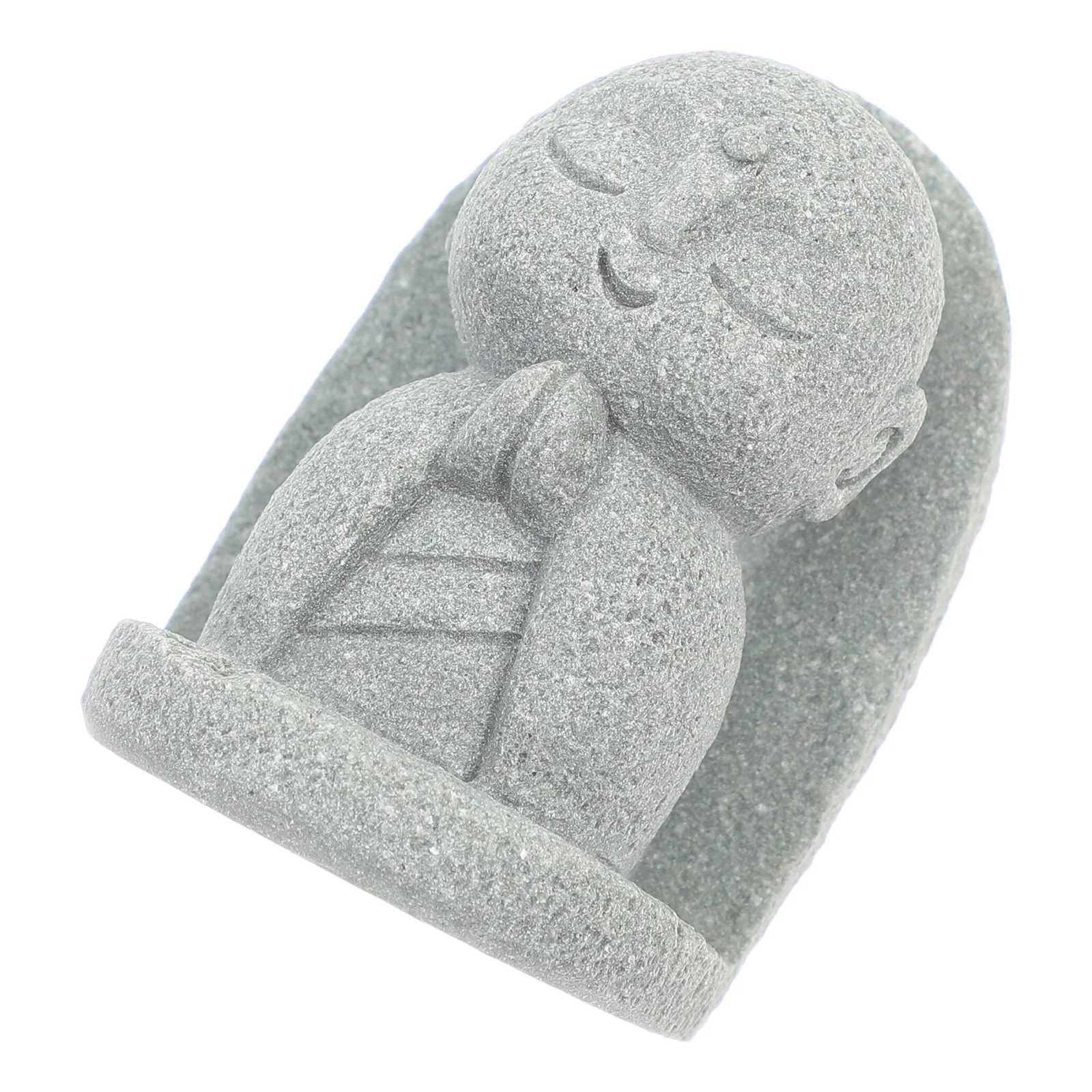 

Miniature Jizo Statue Small Buddha Bonsai Ornaments Home Office Decor Asian Garden Sculpture Feng Shui Fish Tank Zen Scene Mini