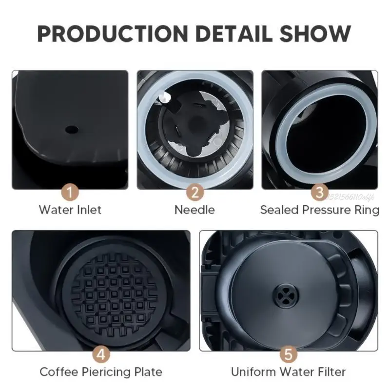 27RB Coffee Pods Adapter Adapter Coffee Machine مرفق مثالي لمختلف الإعدادات