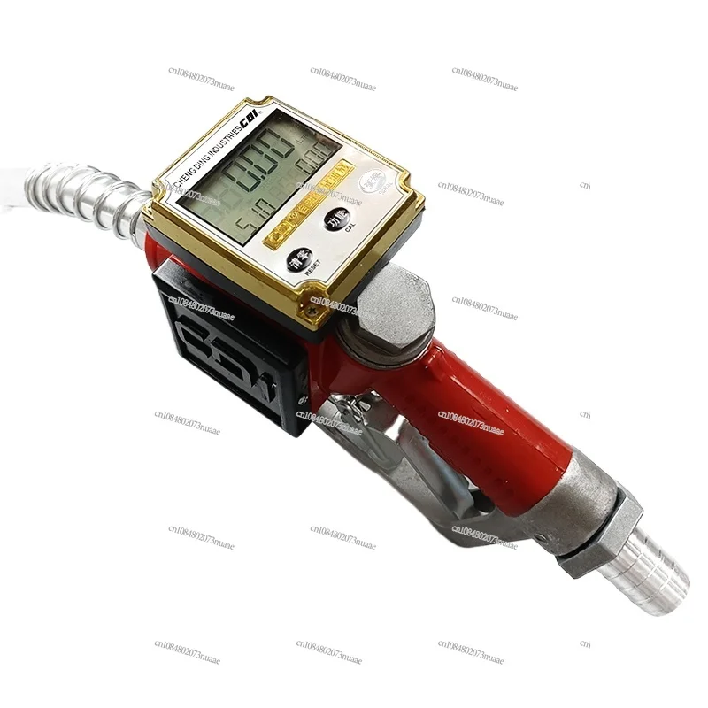 Display Self-Sealing Metering Oil Injector Gun, Diesel Gasoline Methanol with Pricing Ascending Meter Automatic Device