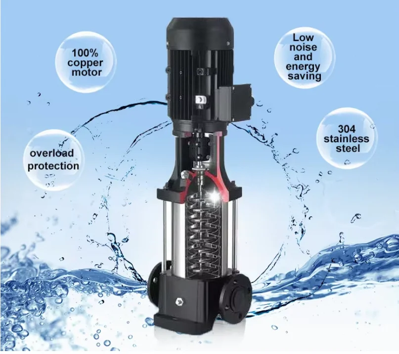 SkySea 6 Inch Sulzer Stainless Steel Multistage Centrifugal Pump