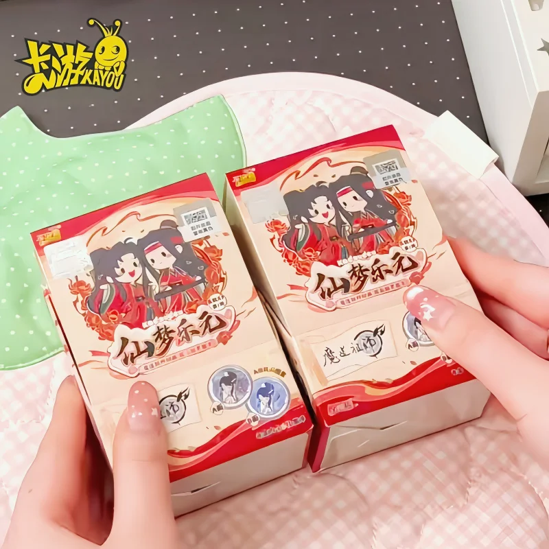 Hot! KAYOU Mo Dao Zu Shi Double Sided Candy Badge The Time Of Flowers And The Moon Vol.1 Anime Character Peripheral Gifts