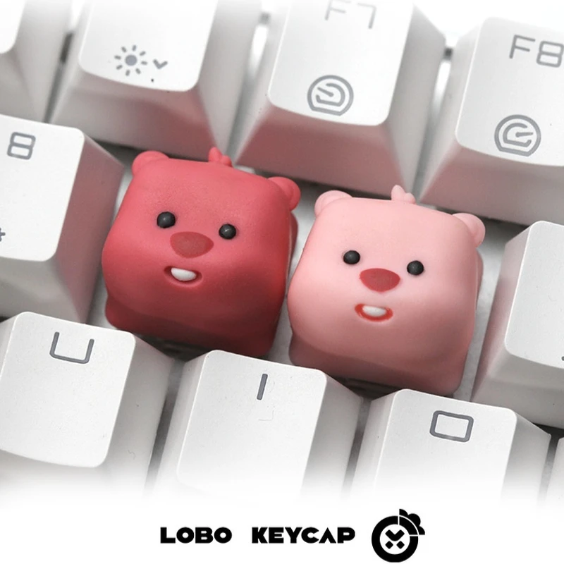 Mechanical Keyboard Personalized Keycaps Loopy Keycaps Opaque Keycaps Cute Cartoon Keycaps Keyboard Decorations Holiday Gifts