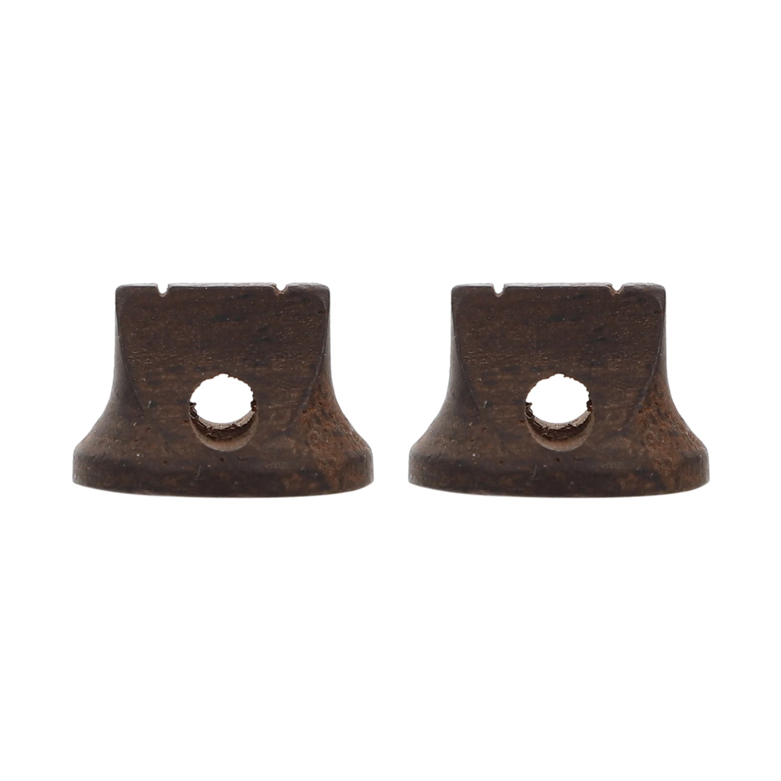 

2 Pcs Ebony Erhu Bridges Practical Replacement Parts Durable Quality Violin Components Musical Instruments Accessories