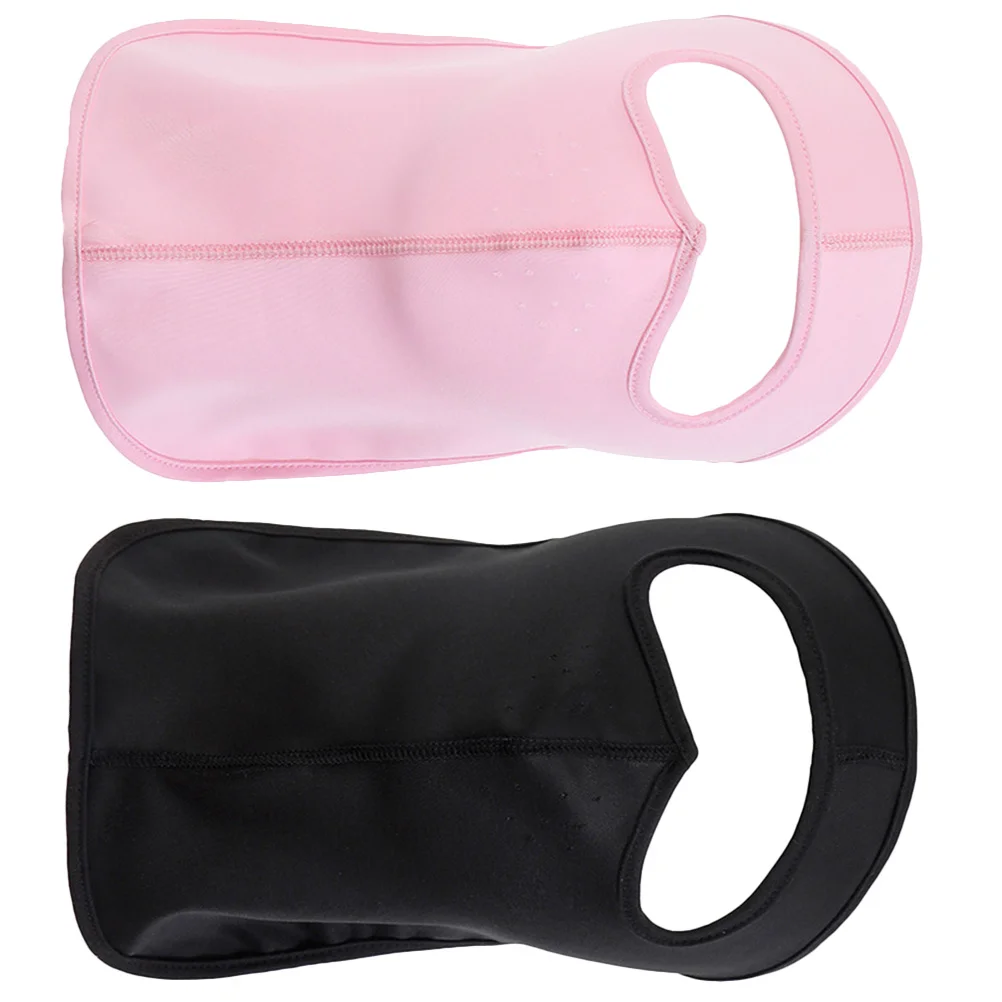 

2Pcs Cycling Face Mask Breathable Ice Silk Cotton Anti-Uv Protection for Outdoor Activities Stretchy Ear Rope