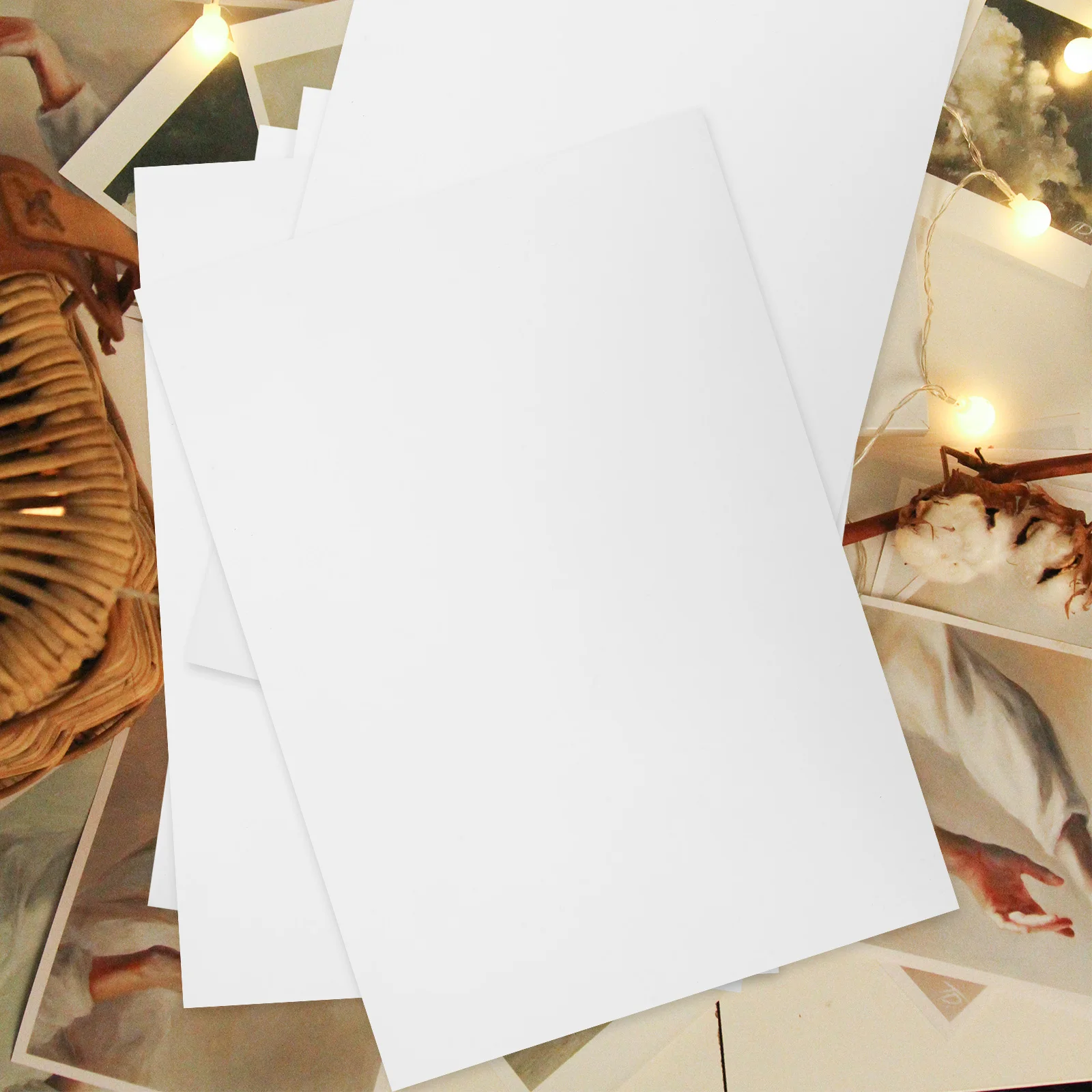 

10PCS Frosted PVC Sheet Matte Film Home Decor Photocard Sleeves Plastic Page Protectors Document Frame Insert Rigid Thin