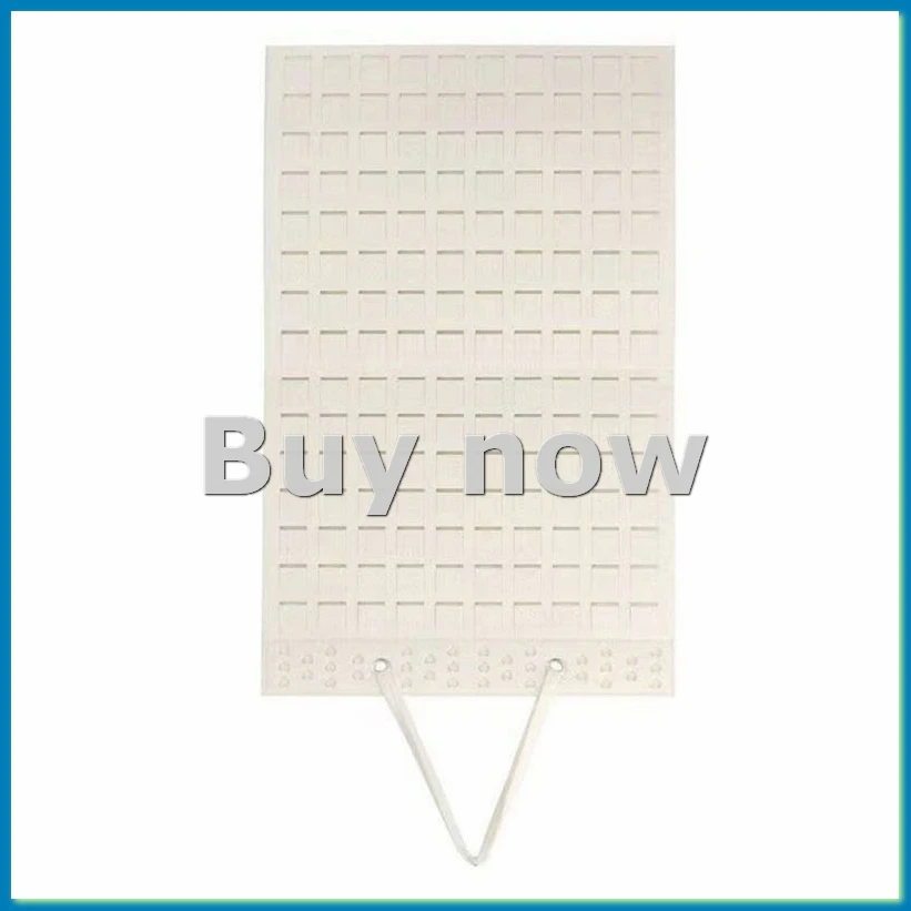 

Подвесной органайзер для ювелирных изделий, складной подвесной держатель для сережек, вмещает до 300 пар и женщин, бежевый-ABHG