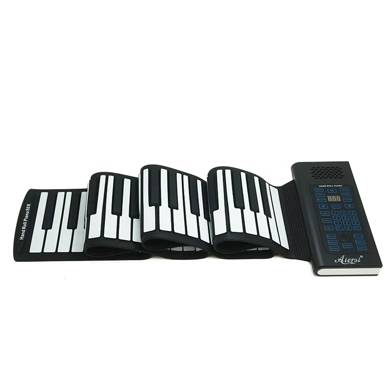 88 Keys Roll Up Piano MIDI Keyboard Portable Musical Instrument for Kids and Adults