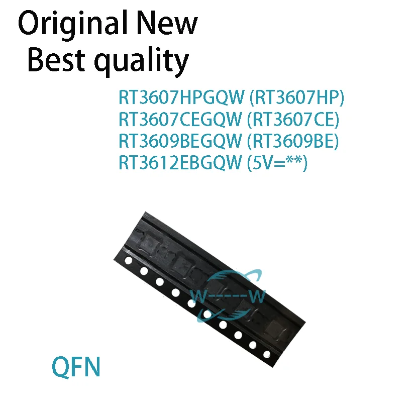 (2-5 PCS)NEW RT3607HPGQW RT3607HP RT3607CEGQW RT3607CE RT3609BEGQW RT3609BE RT3612EBGQW 5V=xx RT3612EB QFN IC CHIP