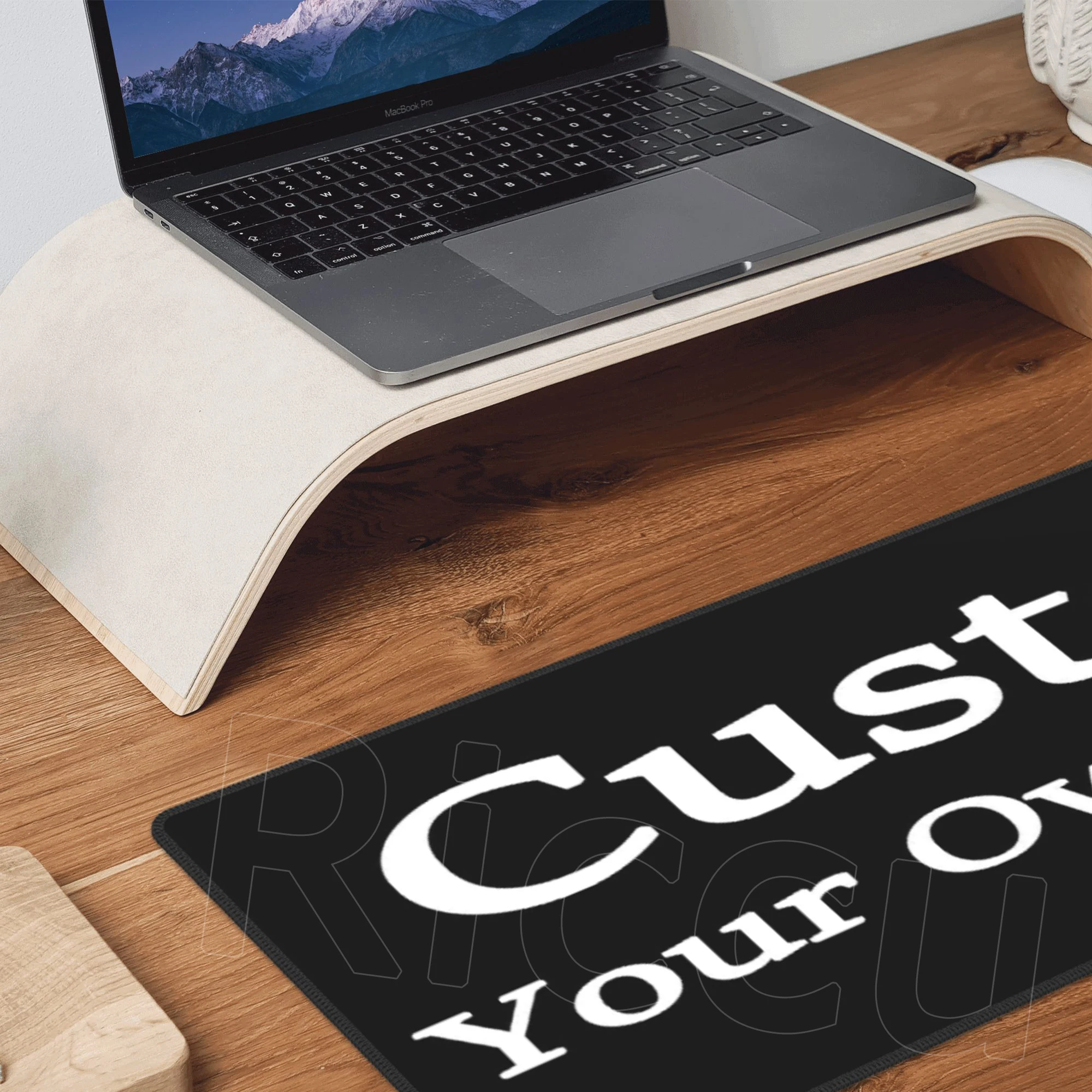 Gaming HD Printing Mousepad 35x80cm Custom Logo Computer Mice Rug XXL Playmat Antislip Natural Rubber Carpet DIY Image Mouse Pad