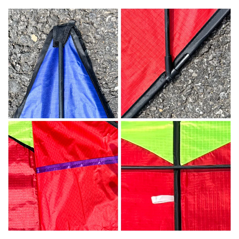 Paradise Bird 1.9m Fighter Kite Plane Kite with 100m Handle Line and 3m tail Outdoor Toys for Children Outdoor Sport Easy to Fly