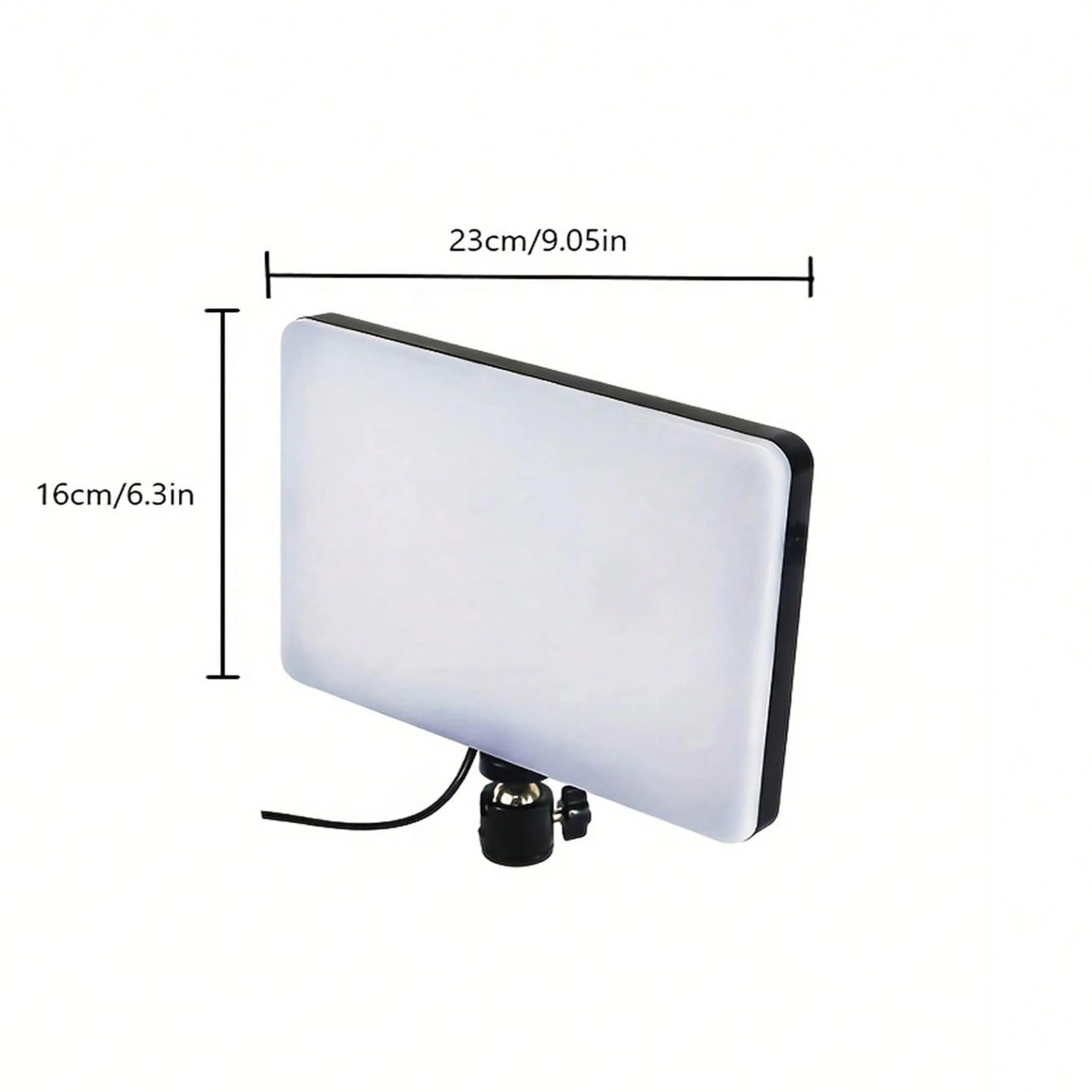 10 Inch Flat Panel Light with Cell Phone Placement and 1.1 Meter Stand Adjustable Triangle Stand