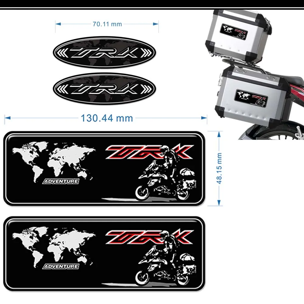 Voor Benelli TRK502 TRK 521 502 XC TRK521 Tank Pad Kofferbak Bagage Gevallen Kuip Stickers Decals Decoratie Protector 2015 - 2022