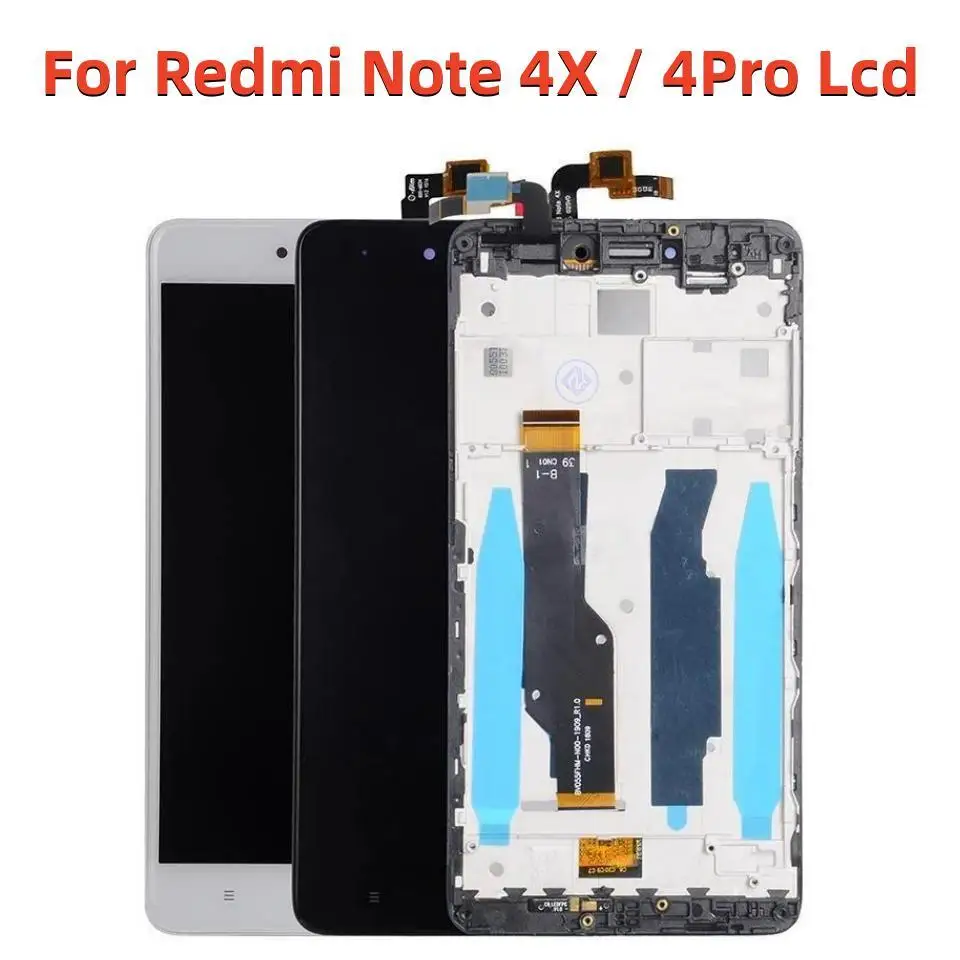 

New For Xiaomi Redmi Note 4X Lcd Touch Screen Panel Digitizer Assembly Note 4 Pro Display With Frame With Tools