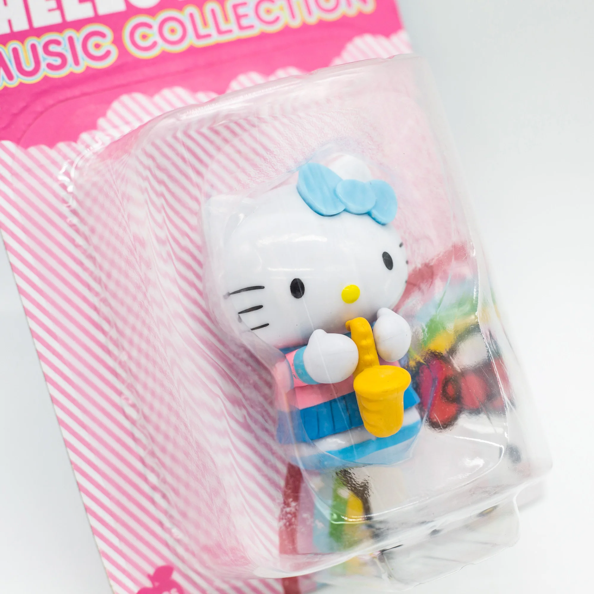 Sanrio Concert Performer Figurine Hello kitty Accordion Flute Drum Guitar Saxophone Violin Kitty Doll Toys Collection Kids Gifts