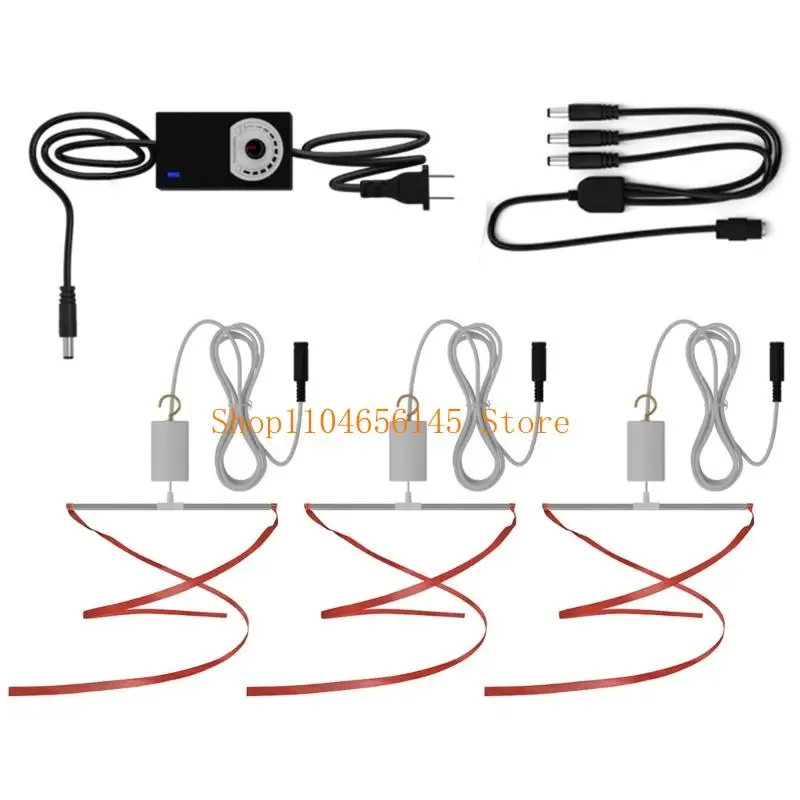5asd Adjustable Speed Fly Repelling Ceiling Fan Retractable For Food Market Shops