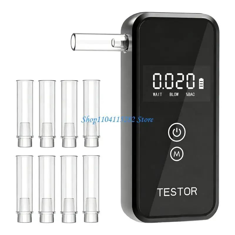 Easy Operation Alcoholicity Detector Button Start Large Display for Quick Reading