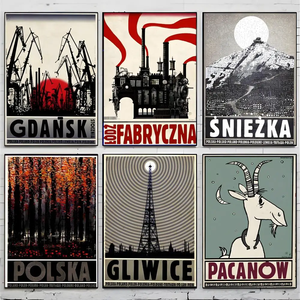 vintage R-Ryszard Kaja Poster Premium Decor Art & Gift for Household Lounge Home Ornaments