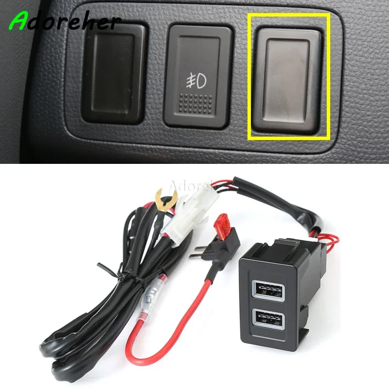 Zmodyfikowana ładowarka samochodowa Szybka ładowarka QC3.0 Typ-c USB Audio Interfejs danych Adapter Gniazdo interfejsu Zastosowanie dla Suzuki SX4