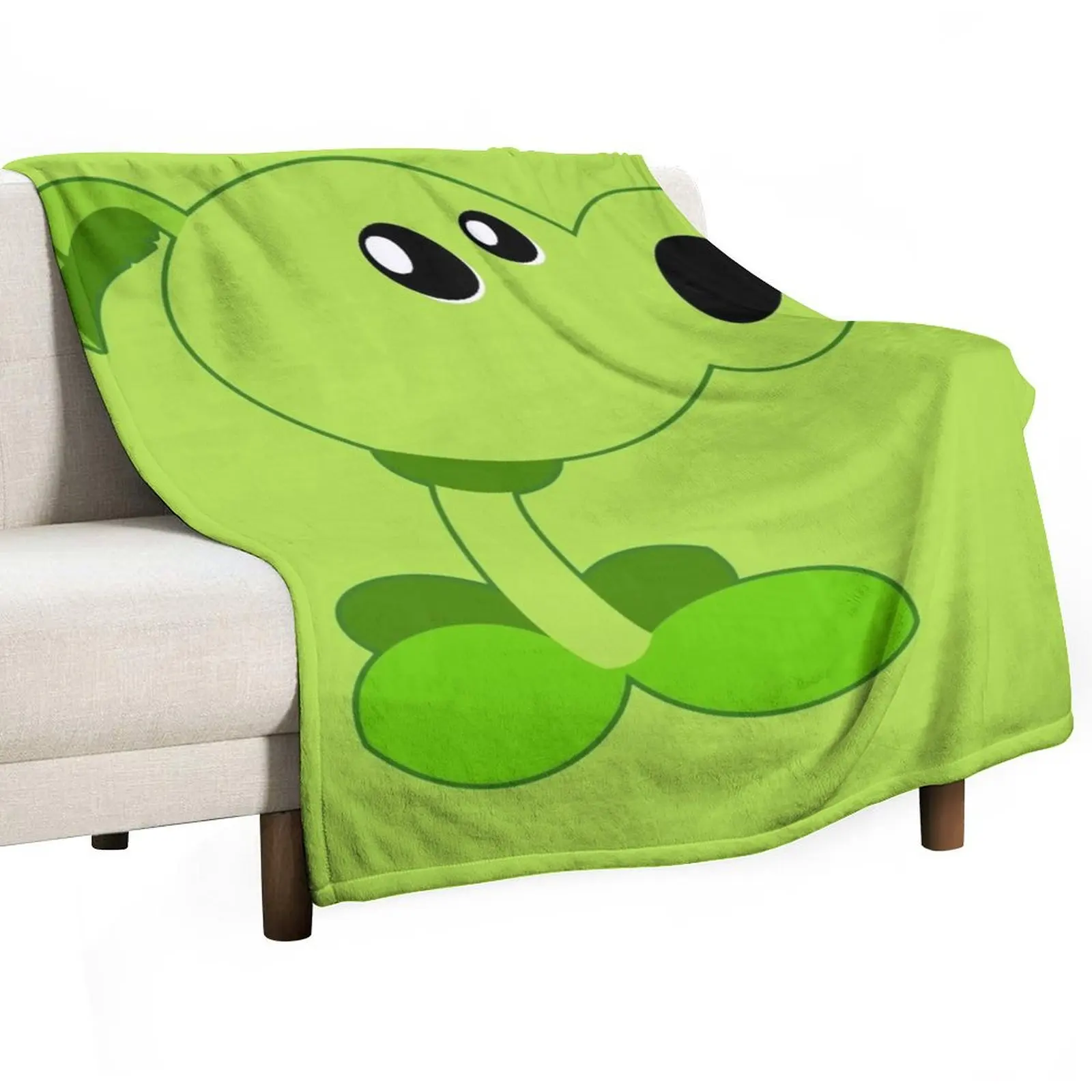 

Peashooter Throw Blanket Baby Retros Soft Polar Blankets