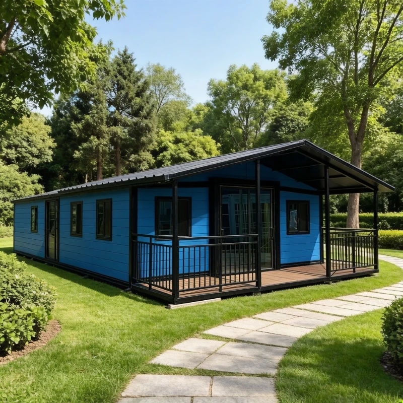 40Ft 20Ft Container Expandable House Prefab Tiny House Folding Room Light Steel Prefabricated Home Villa With Bathroom Kitchen