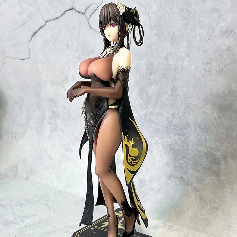 في صندوق AniGame AniGift Azur Lane Chen Hai Vestibule of Wonders Ver PVC عمل الشكل لعبة تمثال جمع لعبة مجسمة دمية هدية