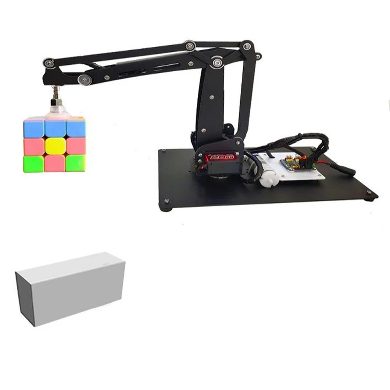 500g Payload 4 Dof Mechanical Robot Arm Frame with Suction Cups Suction Pump Claw Industry Manipulator with Digital Servo Parts