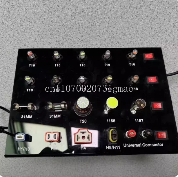 Automobile HIDLED headlight multi-function tester integrated optical flow Ming volt wattage current photoelectric