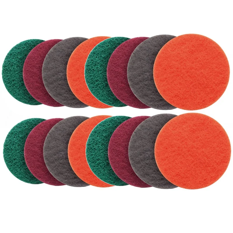 

16Pcs Sanding Fleece Set Sanding Tools Polishing Pads 5inch for Wood, Stainless Steel, Furniture, Grit 180 400 800 1500