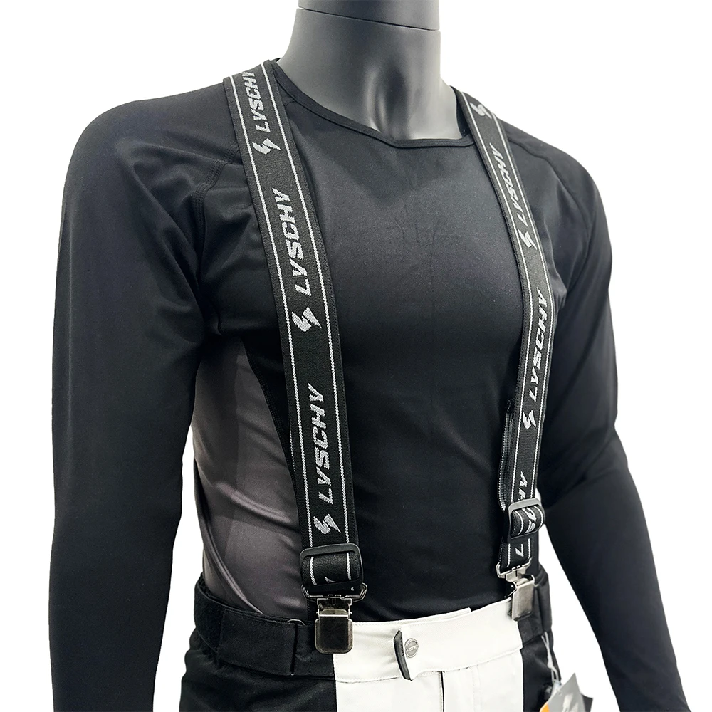 Y Shape Pants Suspenders Pants Braces Belt Men\'s Back Suspenders Adjustable Pants Brace Motorcycle Racing Riding Suspender Strap