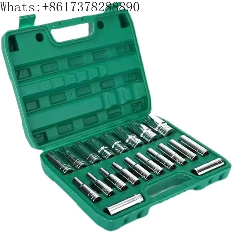 1/2 Dafei 12 Angle Extended Plum Socket Set 12.5mm Interface Dodecagonal Socket Extended Socket Head
