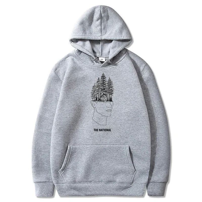 The National Nobody Else Will Be There Pullover Hoodie  Pullover Fashion Classic Hoodie  Cozy Fleece Clothing Men's Hoodie