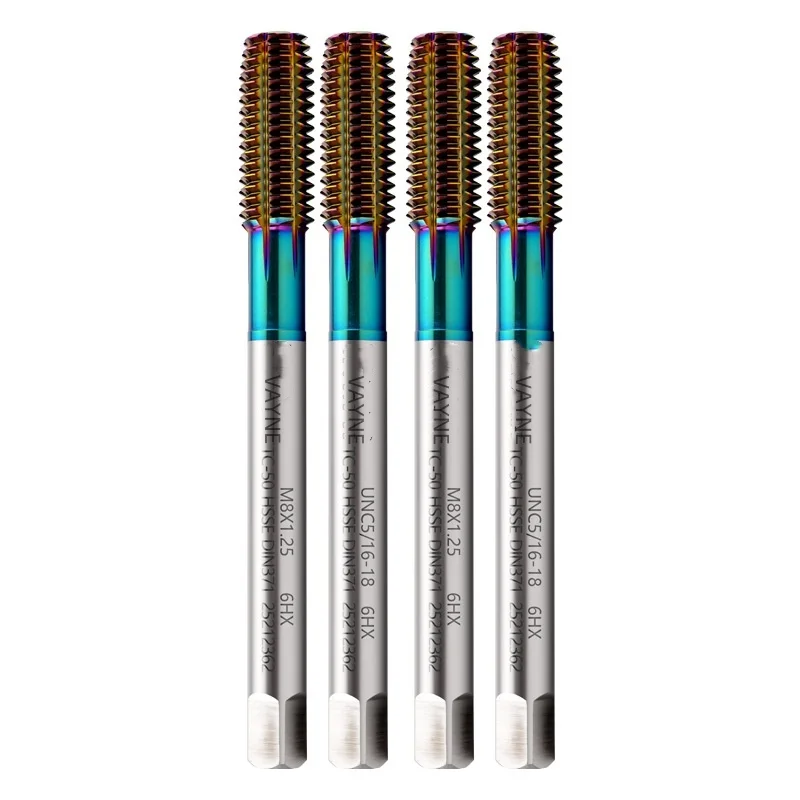 1PCS HSSE DIN Standard Forming Tap Metric Nanocoating M1M2M3M4M5M6M8M10M12 machine Thread  Roll Taps