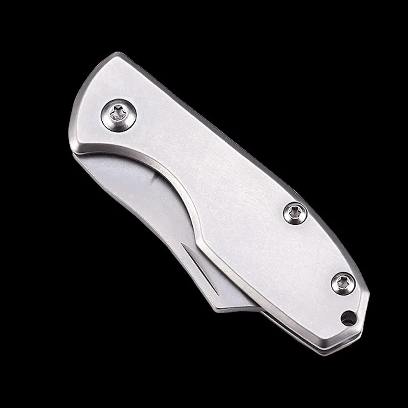 Stainless Steel Outdoor Camping Folding Knife Household Carry Folding Knife Mini Portable Knife edc Demolition Express Pocket Kn