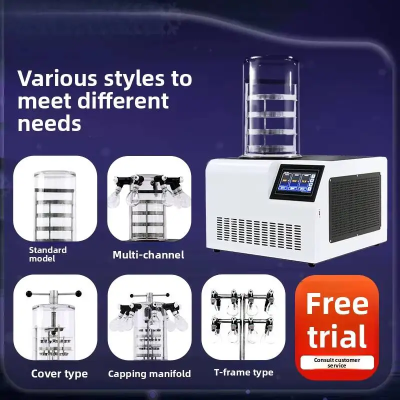 

YTLG-10A/12A Laboratory Household Vertical Desktop Vacuum Freeze Dryer