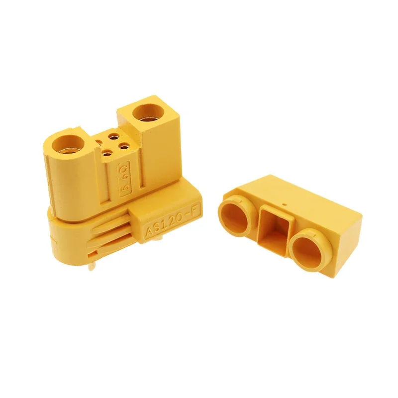 Imagem -03 - Amass-conectores Macho e Fêmea com Resistência Carregamento de Bateria de Lítio As120-m As120-f 10 Pcs
