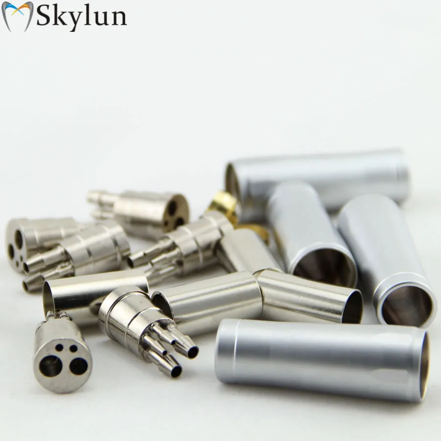 10PCS Dental Turbine Adapter High Speed Handpiece Connector 4 Hole 2 Hole SL1129 for Dentist Equipment