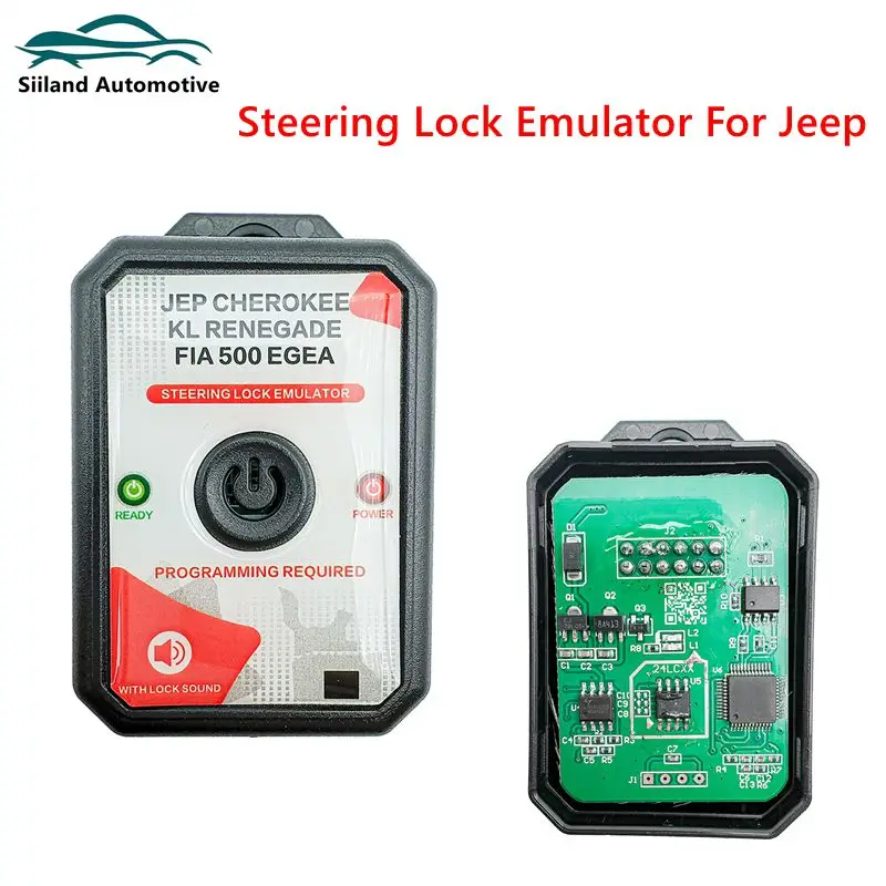 NEW！！！Steering Lock Emulator For Jeep Cherokee KL Renegade Fiat 500 Egea With Sound Need Programming