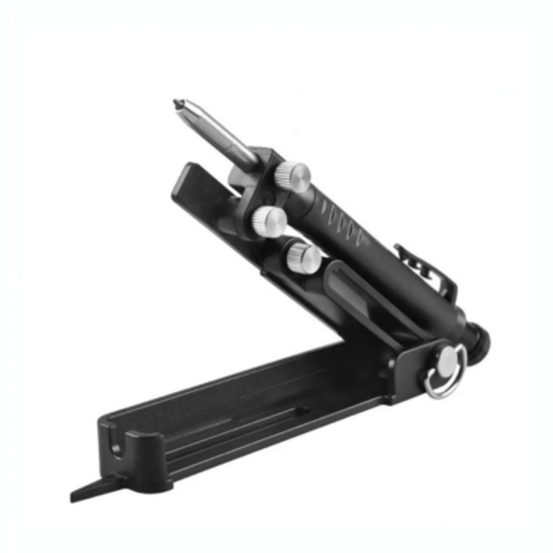 Carpentry Graffiti Line Measuring Hand Tools Multi-function Scribing Tool Aluminum Alloy Scribe Tool With Deep Hole Pencil