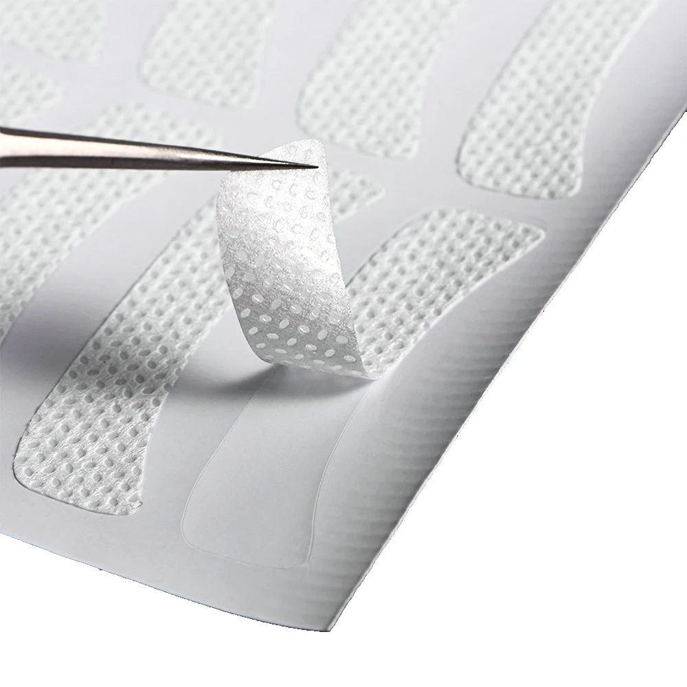 100 pçs remendos de maquiagem não tecidos fita de extensão de cílios tecidos médicos remendos sob almofadas de olho enxertia remendo de olho de cílios