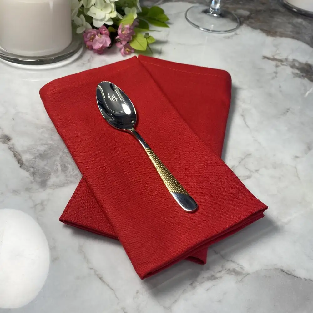 Farmhouse Style Napkins Rustic Linen Napkin Set 16-inch Farmhouse Style Cloth Napkins Solid Color Machine Washable Dining Table