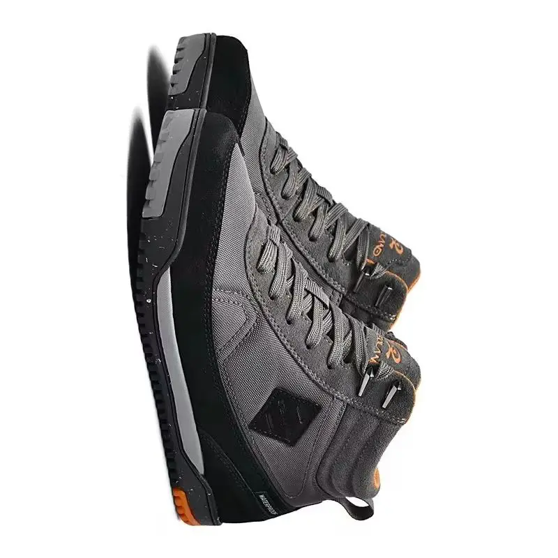 New Trend Wide Lasting Men's Outdoor Hiking Shoes Waterproof and Anti Slip Men's Climbing Shoes Wear Resistant Sports Shoe