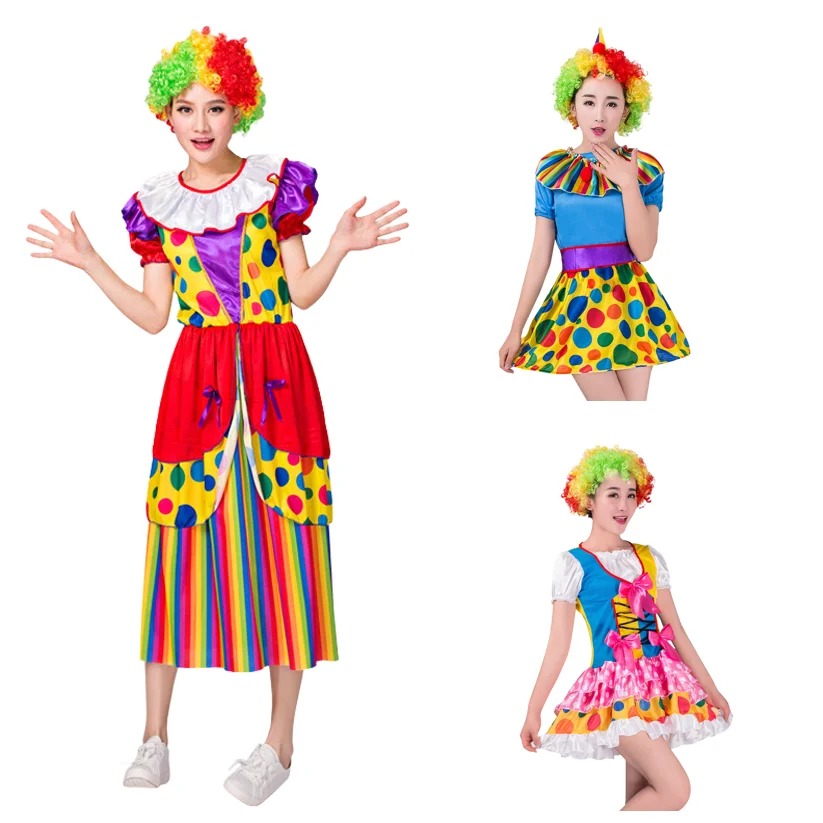 

Ladies' Joker Dress Carnival themed Party Ladies' Cosplay Cute and Humorous Joker Style Set, just Clothes, no wig/shoes