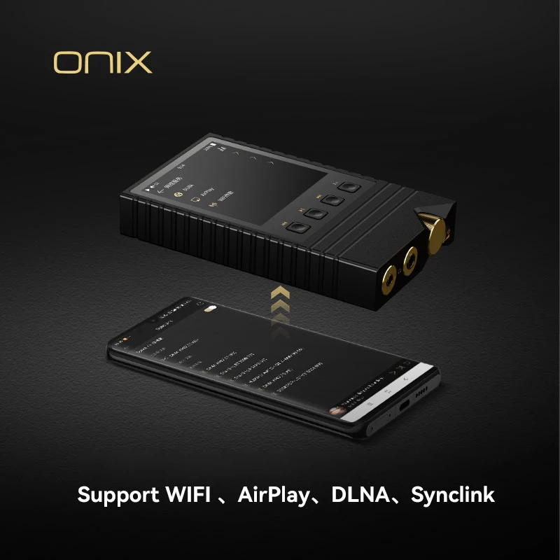 ONIX Overture XM5 مشغل موسيقى محمول MP3 بلوتوث 5.2 ES9039SPRO DAC AMP يدعم 768 كيلو هرتز/32 بت DSD512 مخرج 3.5 ملم/4.4 ملم