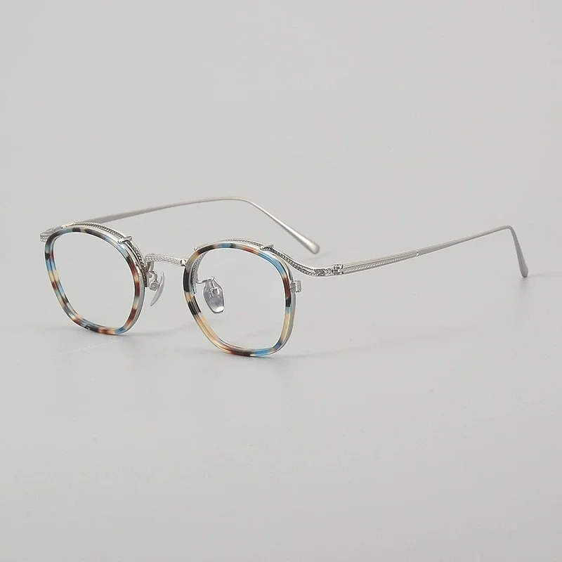 Belight Optische Ovale Form Vintage Retro Design Männer Frauen Acetat Mit Titan Brillen Rahmen Rezept Objektiv ZL8018