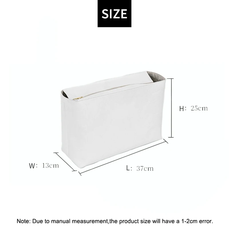 EverToner Bag Organizer For Longch-mp Cabas Handbag Microfiber paper Inner Bag Travel Portable Tote Bags Insert Organizer