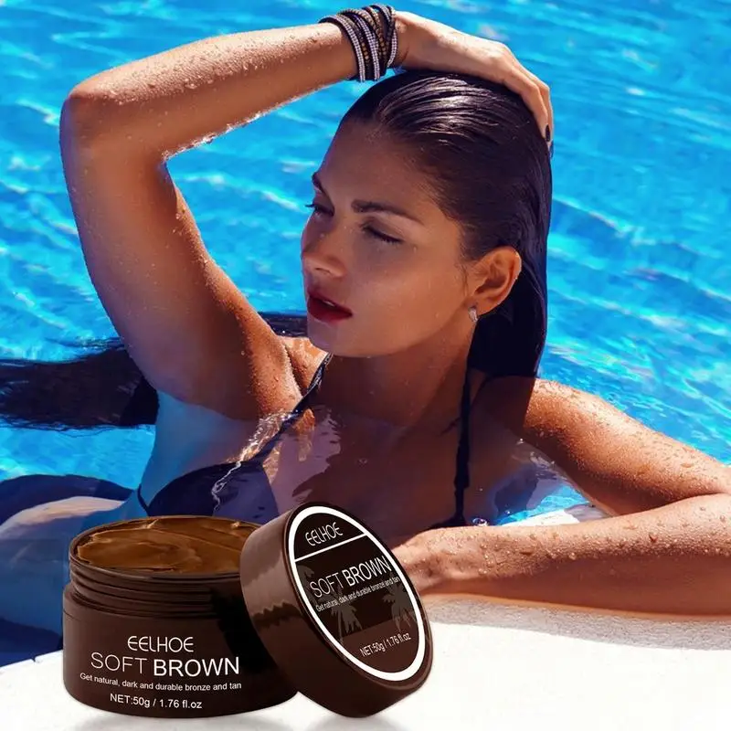 Brown Tanning Cream Sexy Self Tanner Tanning Accelerator Body Cream Tan-boosting Butter Self-tanning Lotion Tanning Gel